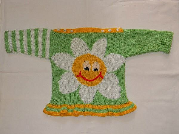 Детский комплект: кофточка (перед).