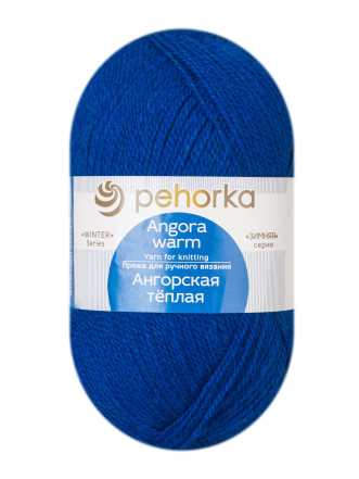 Пряжа Пехорка «Ангорская теплая» - (26 - Василёк)
