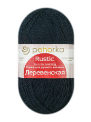 Пряжа Пехорка «Деревенская» - (04 - Темно-синий)