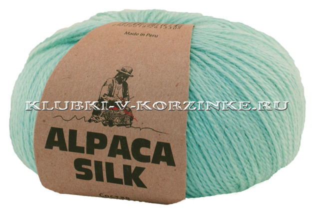 Пряжа Alpaca Silk (2201 - Тиффани)