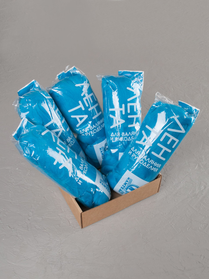 Шерсть для валяния, Камтекс (024 - Бирюза)