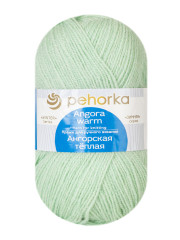 Пряжа Пехорка «Ангорская теплая» - (411 - Мята)