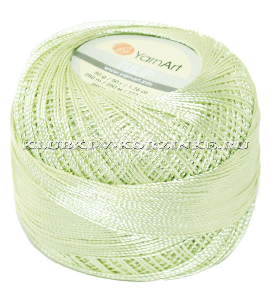 Пряжа YarnArt Tulip - (425 - Салат)