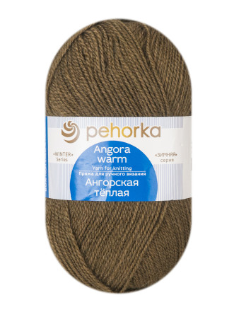 Пряжа Пехорка «Ангорская теплая» - (478 - Защитный)