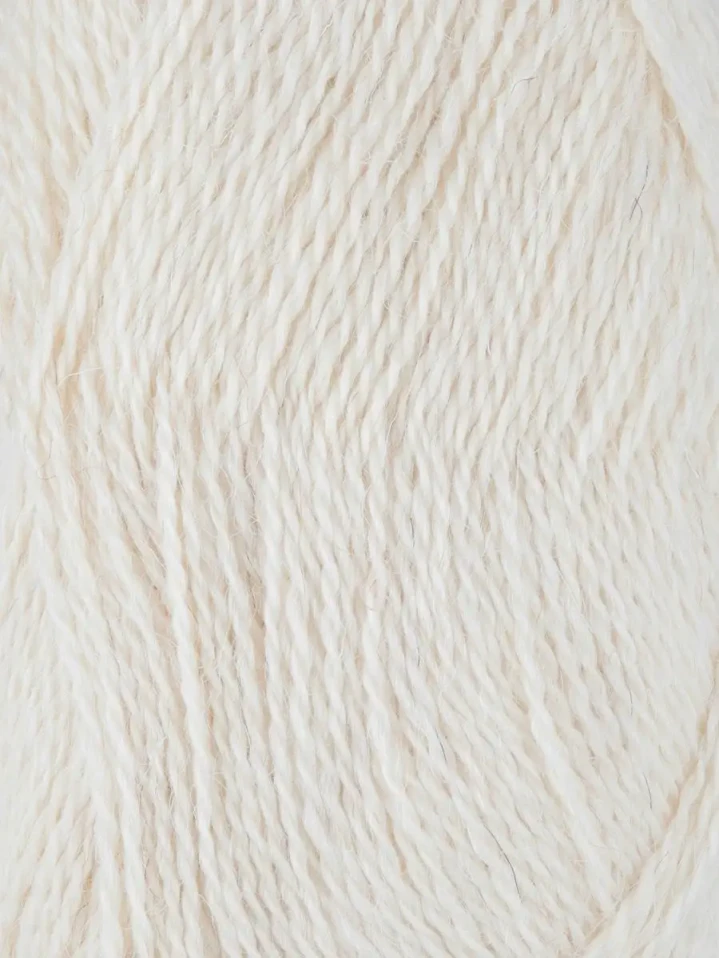 Пряжа Пехорка «Деревенская» - (01 - Белый)