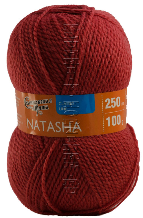 Пряжа Семеновская «Наташа» - (70021 - Темно-коралловый)