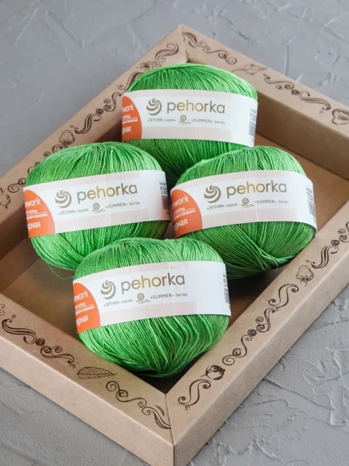 Пряжа Пехорка «Ажурная» - (65 - Экзотика)