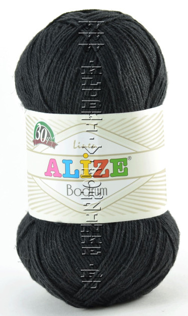 Пряжа Bodrum Alize - (60 - Черный)
