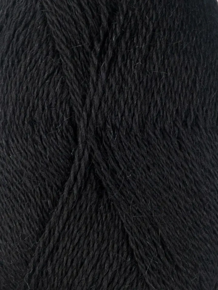 Пряжа Пехорка Деревенская - (02 - Черный)