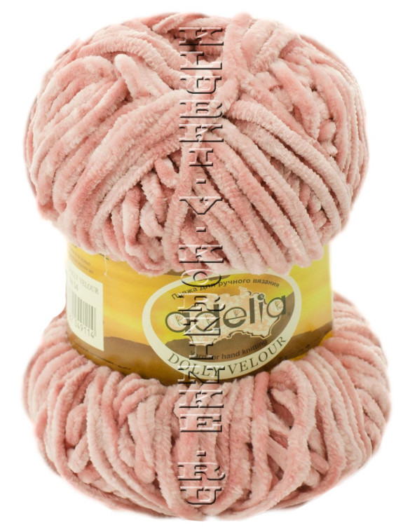 Пряжа Adelia Dolly Velour - (04 - Пудровый)