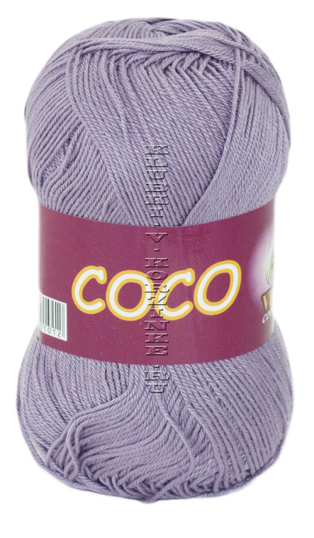 Пряжа VITA cotton "COCO" - (4334 - Тёмно - лиловый)