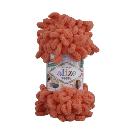 Пряжа «Puffy Alize»  - (619 - Коралл)