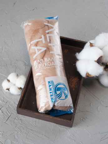 Шерсть для валяния, Камтекс (005 - Бежевый)