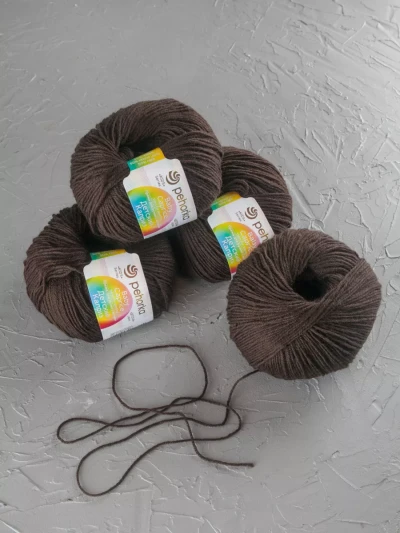 Пряжа Пехорка «Детский каприз» - (251 - Коричневый)