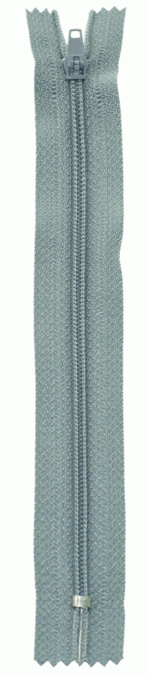 Молния Спираль н/р брючная G004P Gamma, тип 4, 20 см (304 - Серый)