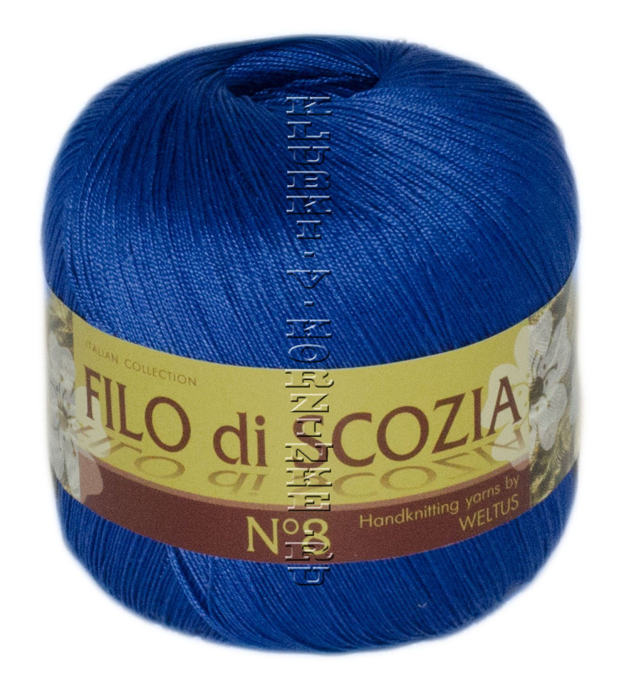 Пряжа Filo di Scozia №8 - (63 - Синий)