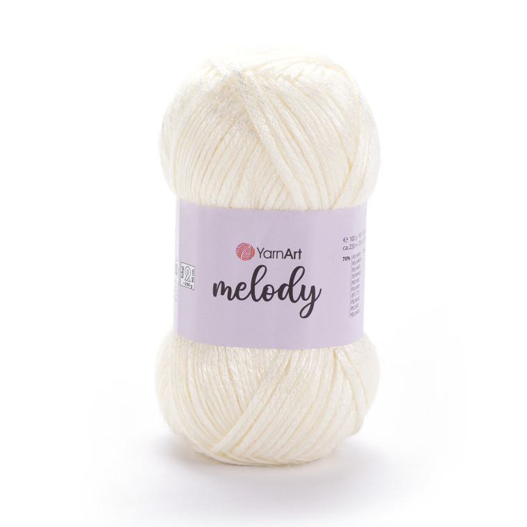 Пряжа YarnArt Melody - (880 - Молочный)