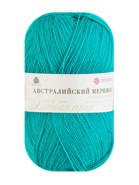 Пряжа Пехорка «Австралийский меринос» (335 - Изумруд)