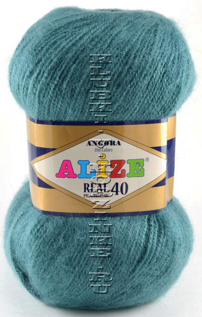 Пряжа Angora Real 40 Alize - (550 - Петрольный)