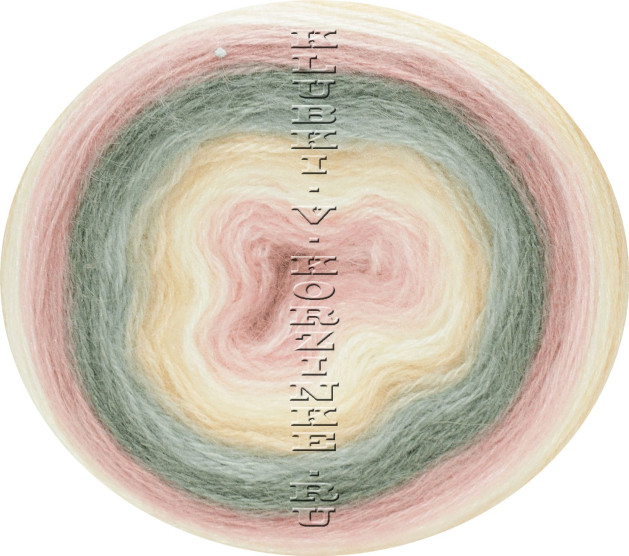 Пряжа Angora Luks Color Nako - (81904 - Жёлтый, розовый)