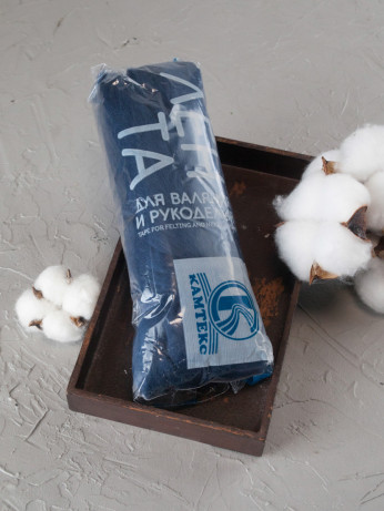 Шерсть для валяния, Камтекс (022 - Джинса)