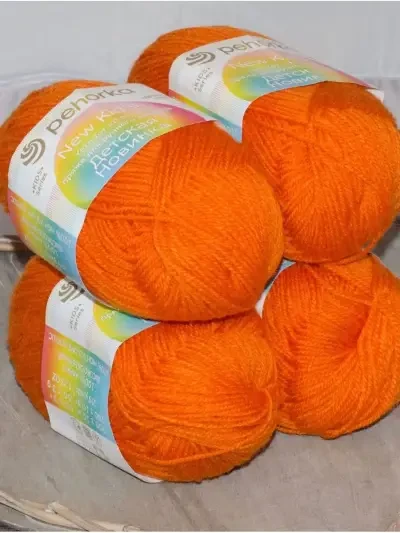 Пряжа Пехорка «Детская новинка» - (79 - Календула)