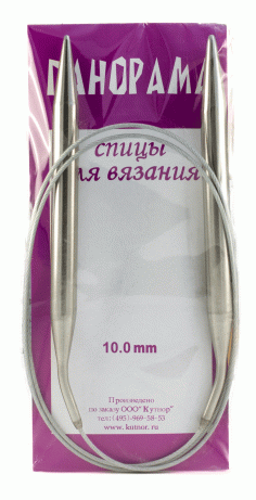 Спицы круговые №10,0, 100 см Панорама
