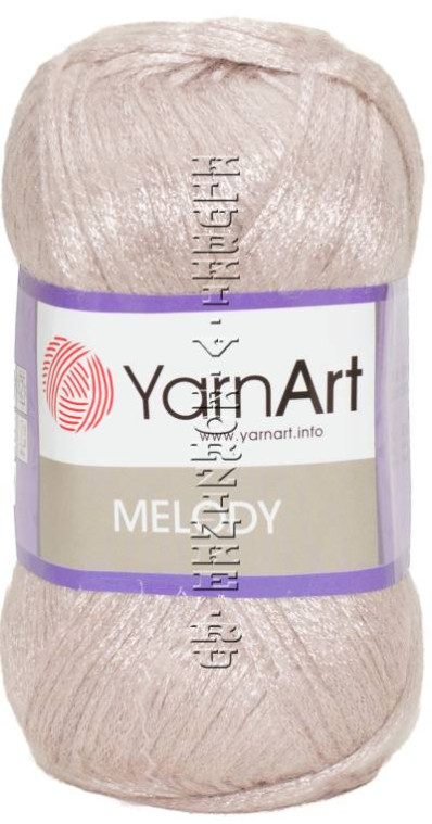 Пряжа YarnArt Melody - (891 - Розовый Бежевый)