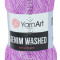 Пряжа YarnArt Denim Washed - (904 - Сиреневый, белый )
