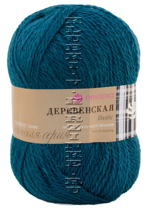 Пряжа Пехорка Деревенская - (14 - Морская волна) 100 г / 250 м100% полугрубая шерсть