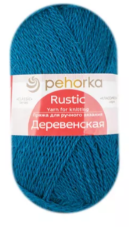 Пряжа Пехорка «Деревенская» - (14 - Морская волна)