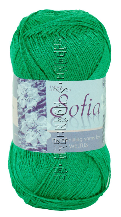 Пряжа Sofia - (111 - Яркая зелень)