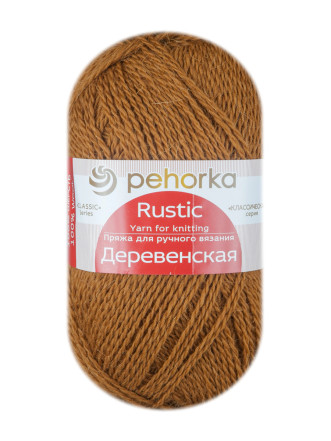 Пряжа Пехорка «Деревенская» - (44 - Золотистый)