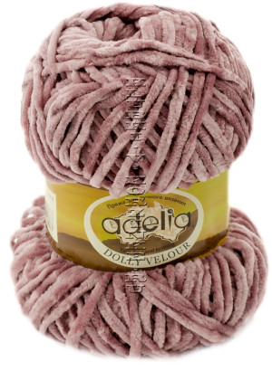 Пряжа Adelia Dolly Velour - (05 - Античная роза) 
