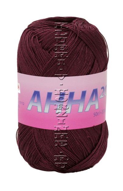 Пряжа Анна 20 Seam - (536 -  Винный)