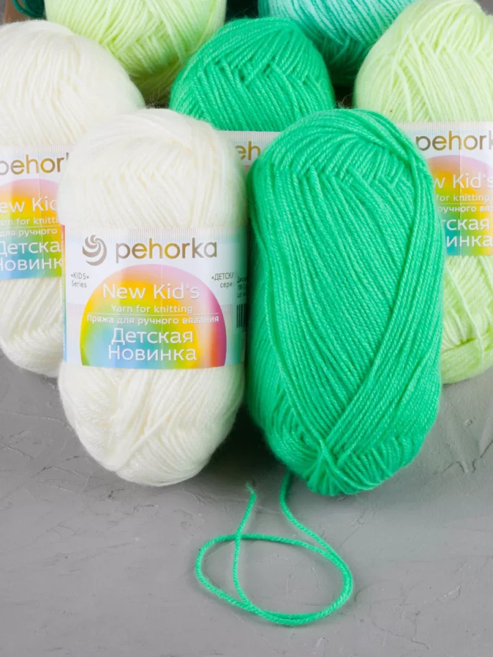 Набор пряжи Пехорка «Детская новинка» Квинтет 6