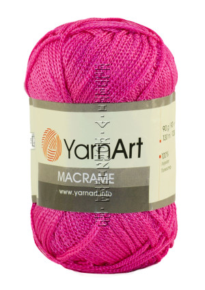 Пряжа YarnArt Macrame - (140 - Фуксия) 90 г / 130 м100% полиэстер