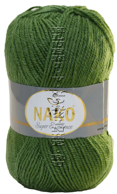 Пряжа Super Excellence Nako - (82 - Травянистый)