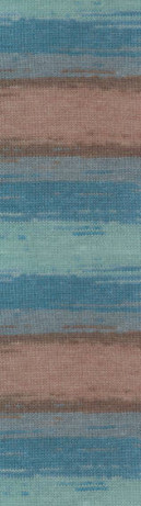 Пряжа ANGORA GOLD SIMLI BATIK Alize - (4337 - Морская волна, беж)