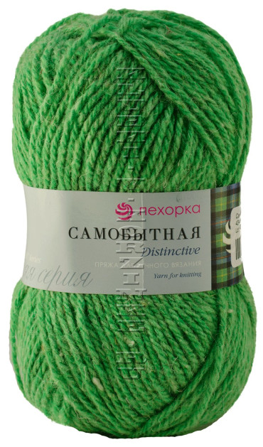 Пряжа Пехорка «Самобытная» - (434 - Зеленый)