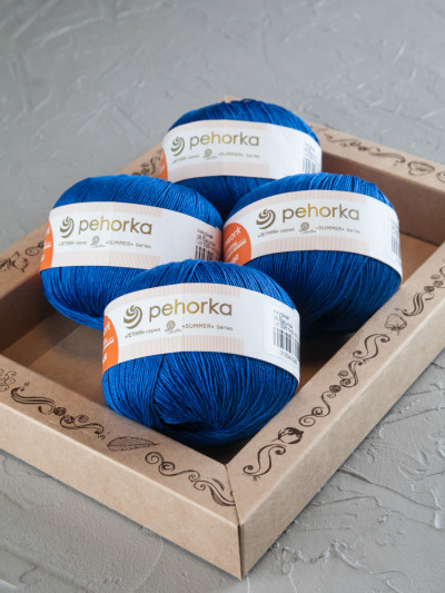 Пряжа Пехорка «Ажурная» - (26 - Василек)