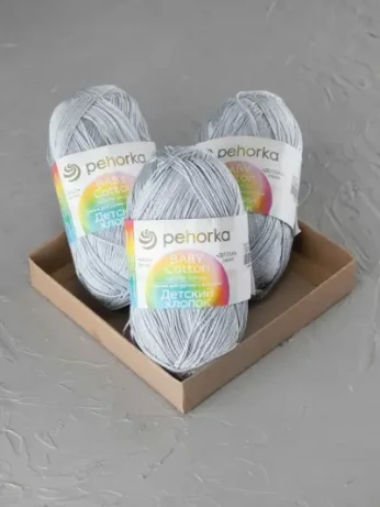 Пряжа Пехорка «Детский хлопок» - (276 - Перламутр)