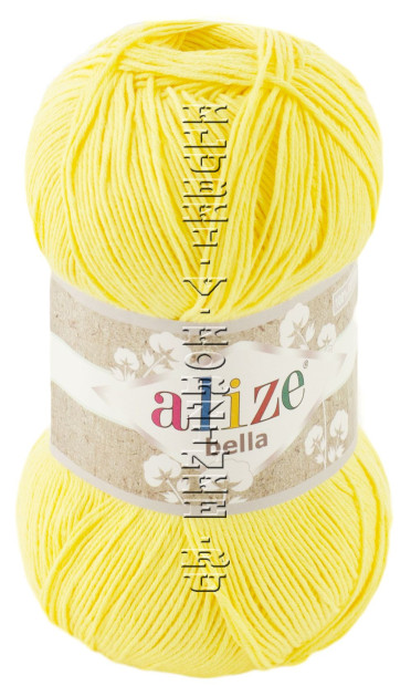 Пряжа Bella 100 Alize - (110 - Лимон)
