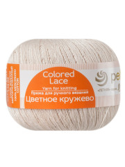 Пряжа Пехорка «Цветное кружево» - (03 - Светлобежевый)