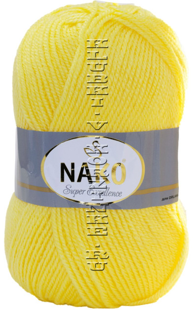 Пряжа Super Excellence Nako - (4126 - Жёлтый)
