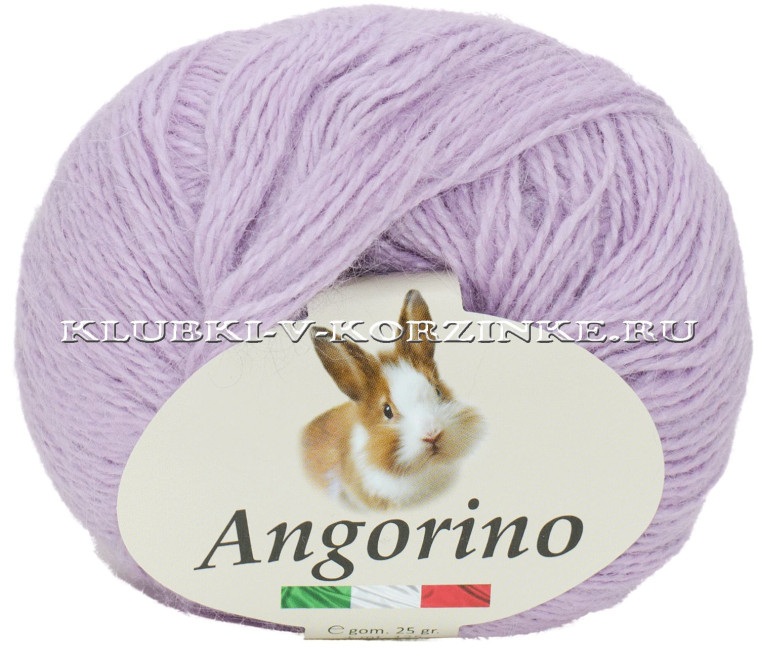 Пряжа Angorino - (427 - Светло - сиреневый)