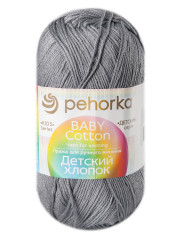 Пряжа Пехорка «Детский хлопок» - (393 - Св.моренго)