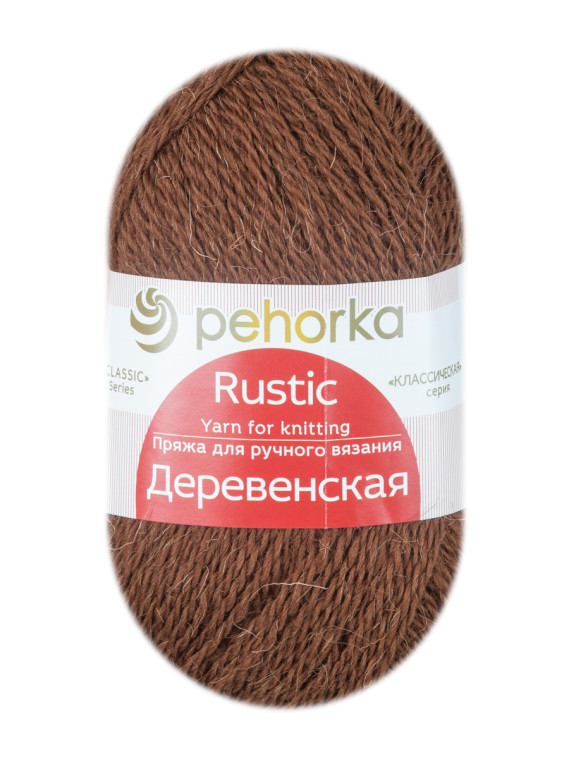 Пряжа Пехорка «Деревенская» - (513 - Кора)