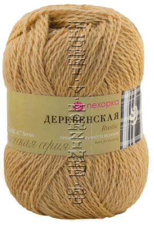 Пряжа Пехорка Деревенская - (337 - Лама) 100 г / 250 м100% полугрубая шерсть