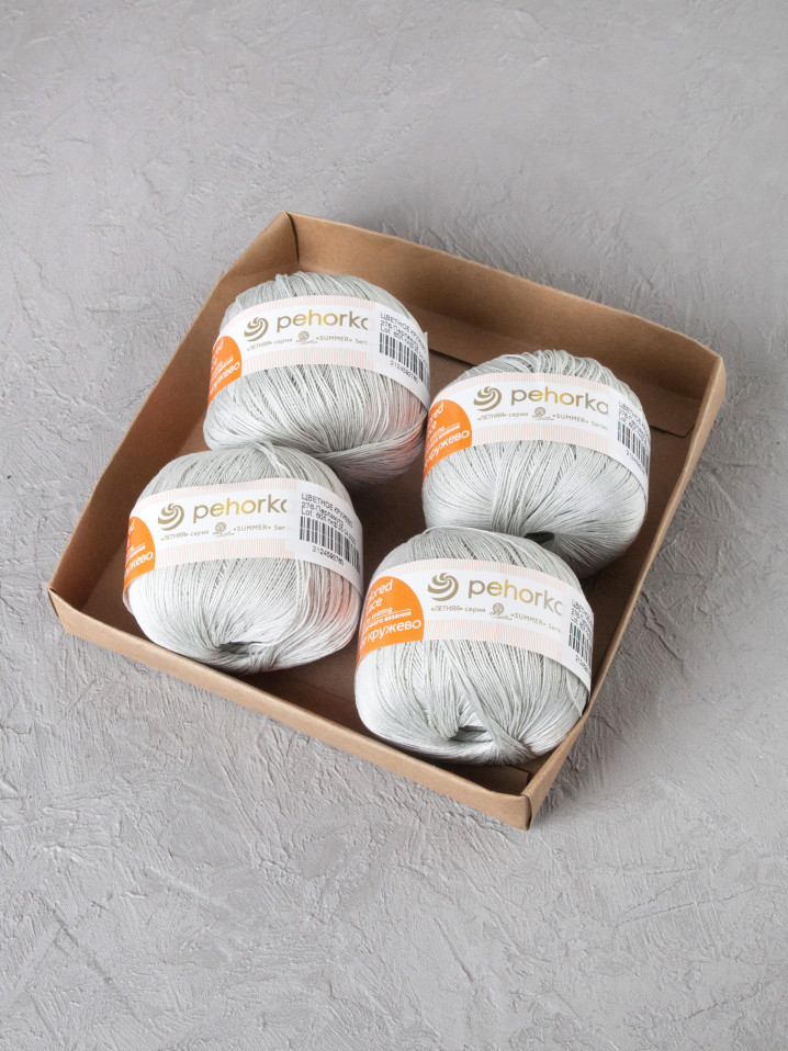 Пряжа Пехорка «Цветное кружево» - (276 - Перламутр)